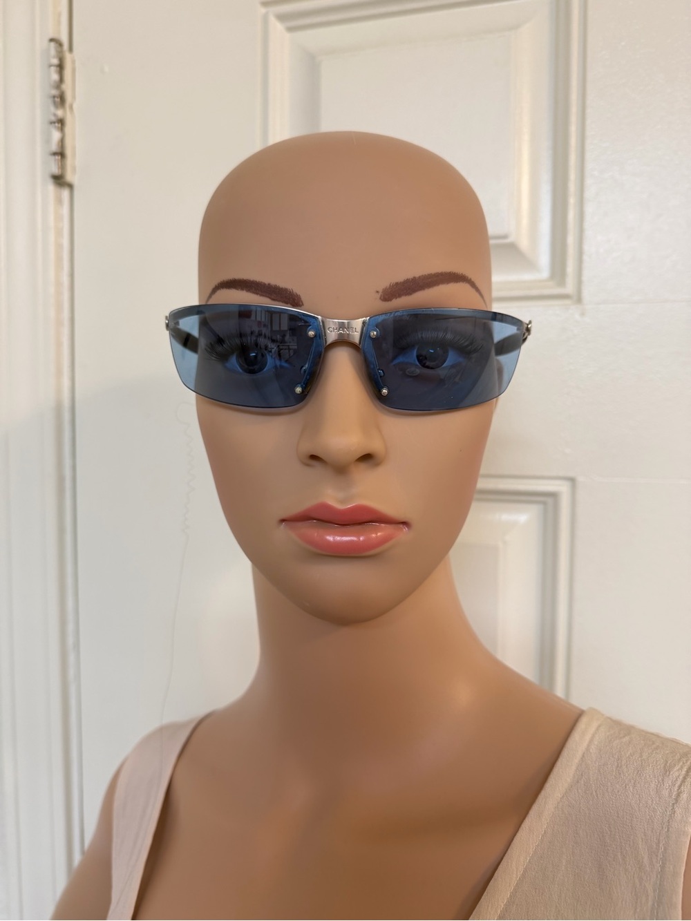 Women’s Authentic Vintage Chanel 4008 Semi-Rimless Sport Sunglasses